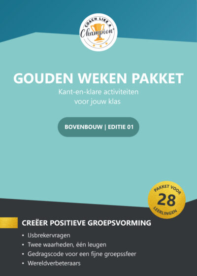 Gouden Weken Pakket VO/MBO - Bovenbouw - Editie 1 (Set 10 stuks)